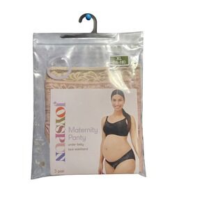 Joyspun Maternity Under-Belly Lace Waistband Panty 3 Pack XL 16-18 Multi Color